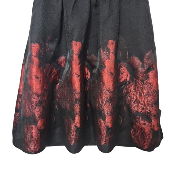 Cynthia Steffe Metallic Floral Dress Size 4 - Picture 7 of 14